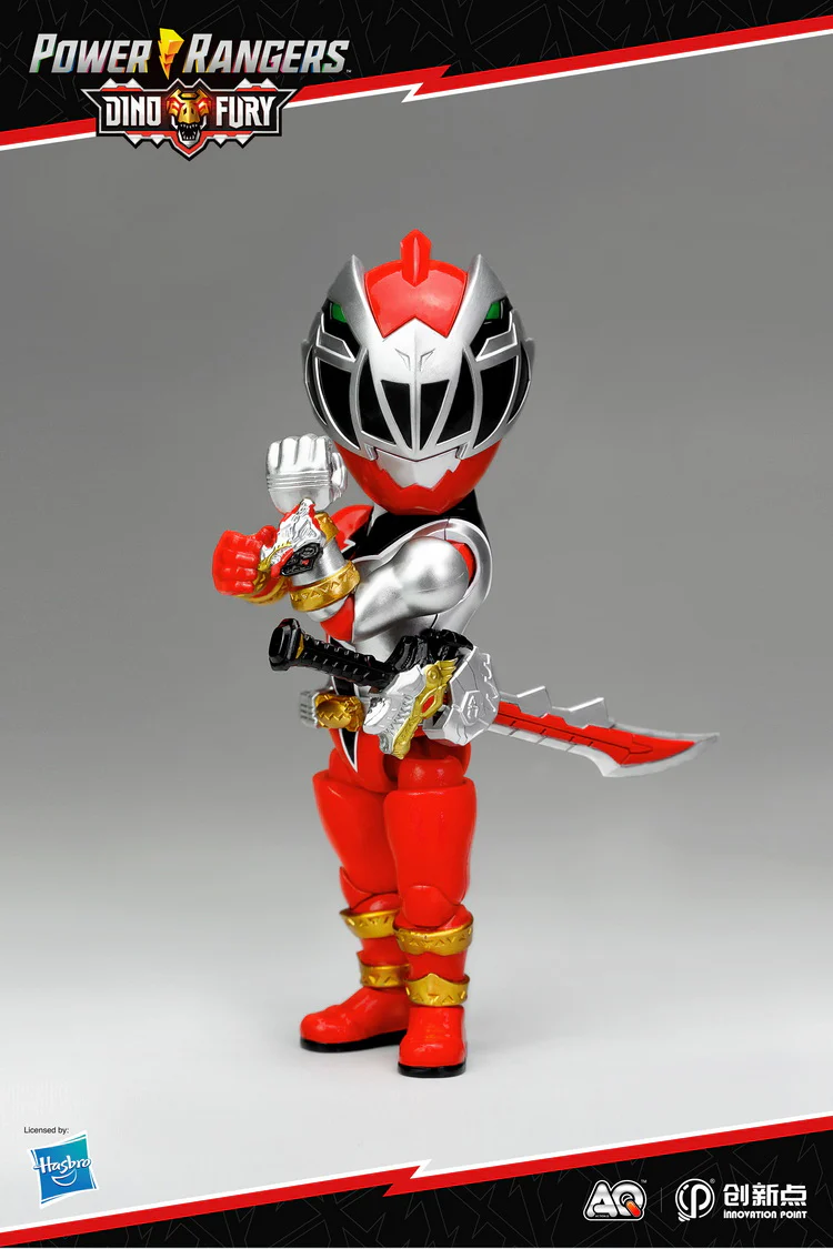 Action Q Dino Fury Red Ranger - Image 3