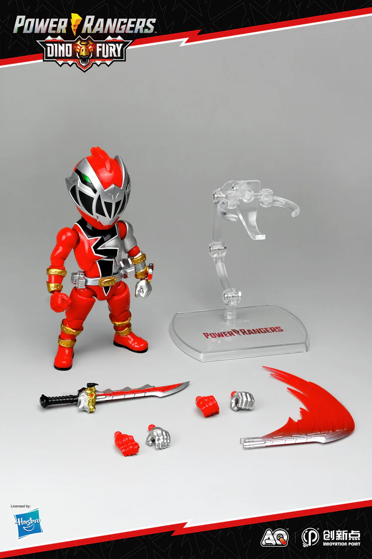 Action Q Dino Fury Red Ranger - Image 4