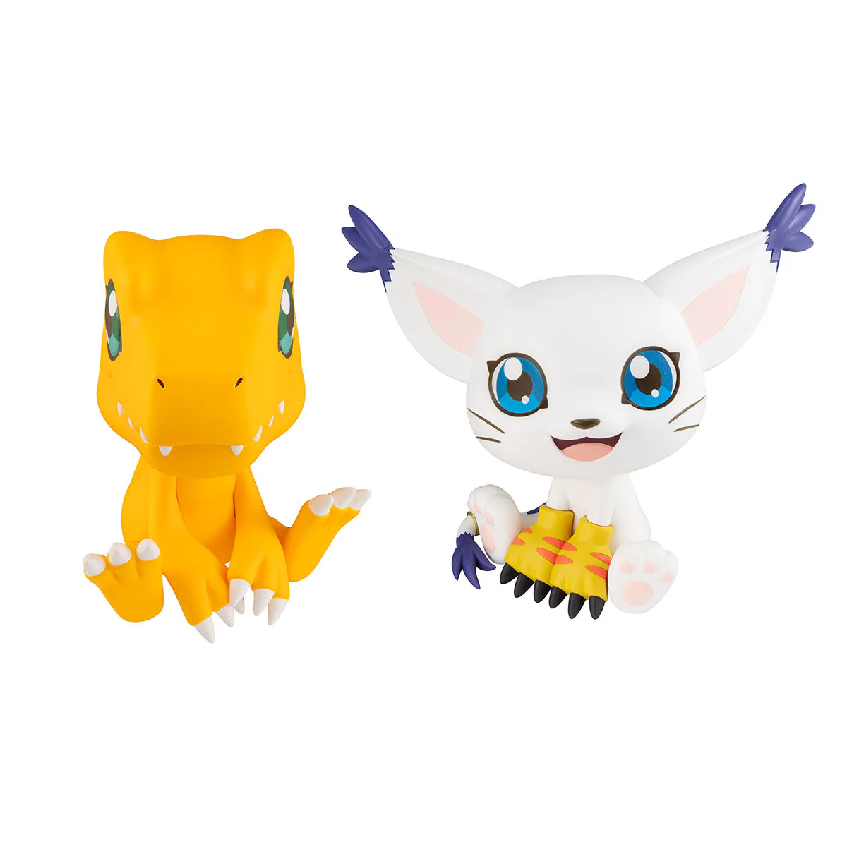 Agumon & Tailmon Digimon Adventure Lookup Figure Set - Image 2