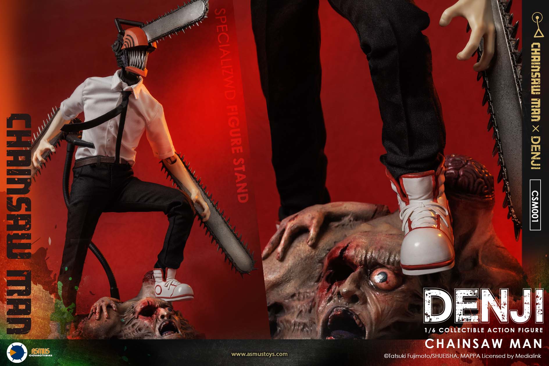 [PREORDER] Asmus Toys Denji - Chainsaw Man 1/6 Collectible Figure - Image 6