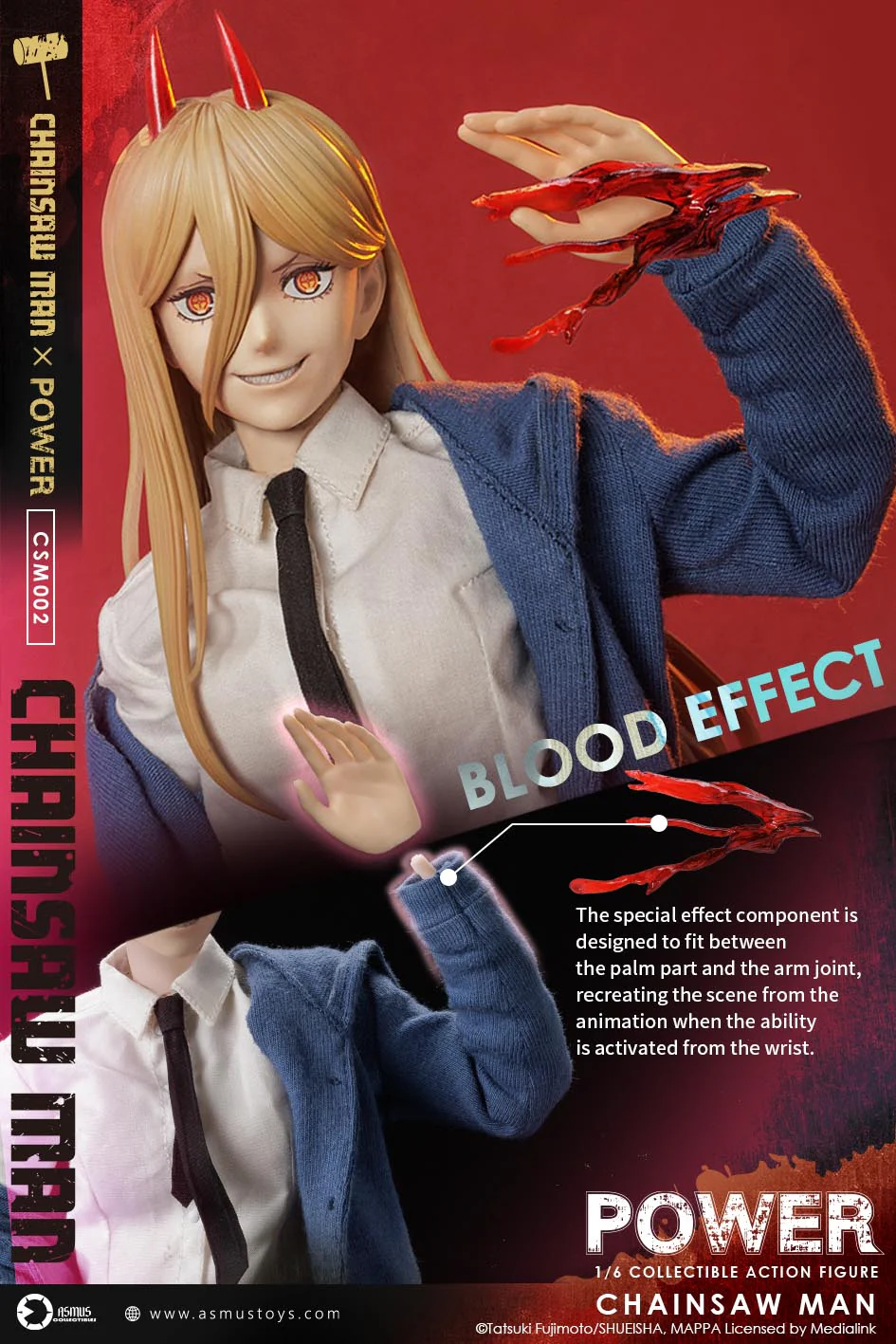 [PREORDER] Asmus Toys Power - Chainsaw Man 1/6 Collectible Figure - Image 7