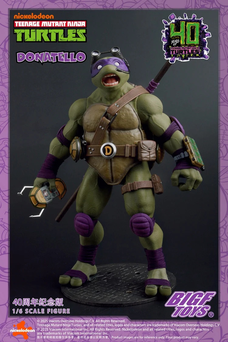 [PREORDER] BIGF Toys Donatello 40th Anniversary 1/6 Scale Figure - Image 4