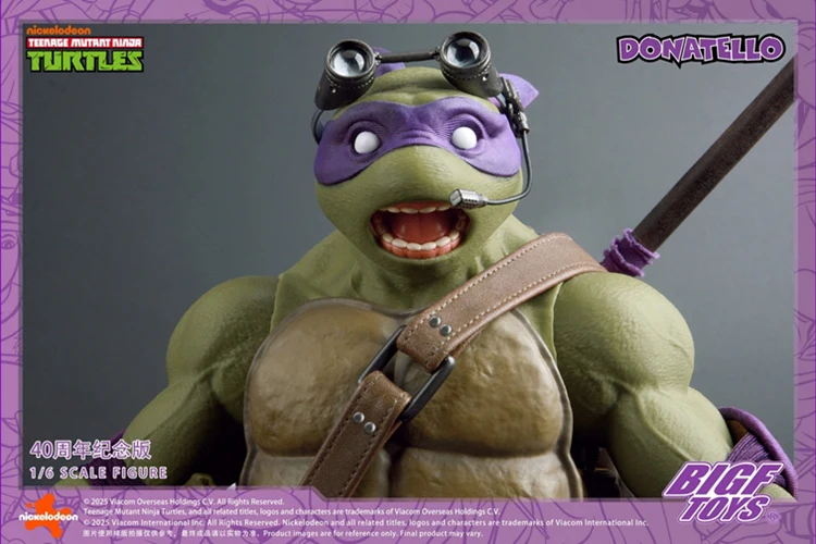 [PREORDER] BIGF Toys Donatello 40th Anniversary 1/6 Scale Figure - Image 5
