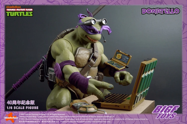 [PREORDER] BIGF Toys Donatello 40th Anniversary 1/6 Scale Figure - Image 7