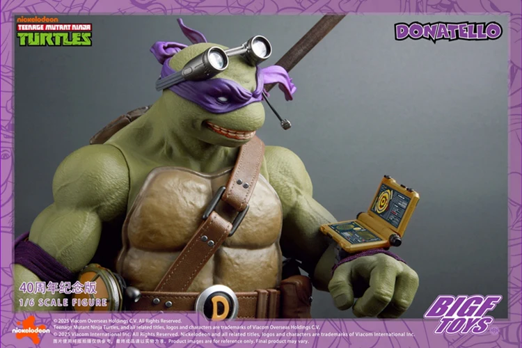 [PREORDER] BIGF Toys Donatello 40th Anniversary 1/6 Scale Figure - Image 8