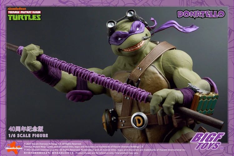 [PREORDER] BIGF Toys Donatello 40th Anniversary 1/6 Scale Figure - Image 9