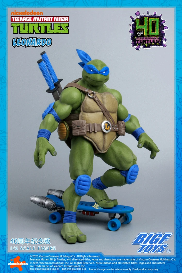 [PREORDER] BIGF Toys Leonardo 40th Anniversary 1/6 Scale Figure - Image 4