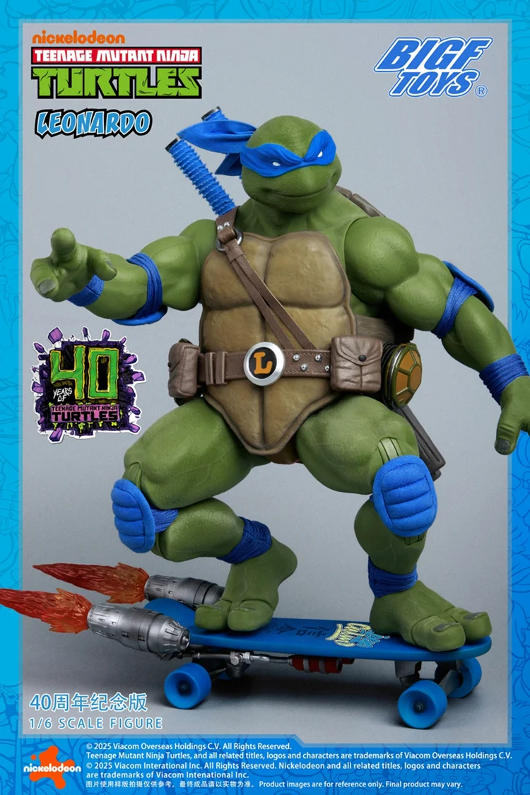 [PREORDER] BIGF Toys Leonardo 40th Anniversary 1/6 Scale Figure - Image 5