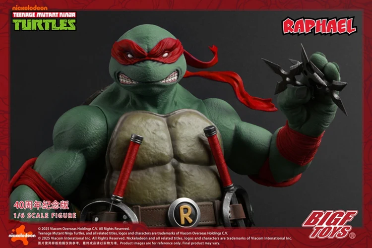 [PREORDER] BIGF Toys Raphael 40th Anniversary 1/6 Scale Figure - Image 7
