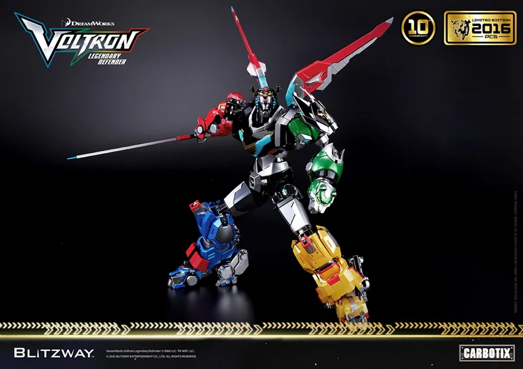 [PREORDER] Blitzway CARBOTIX Voltron Legendary Defender 10th Anniversary Limited Edition - Image 12