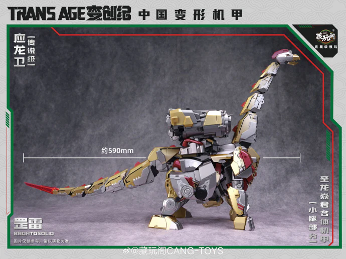 Cang Toys TA-LYL004 Transage Brontosolid - Image 15