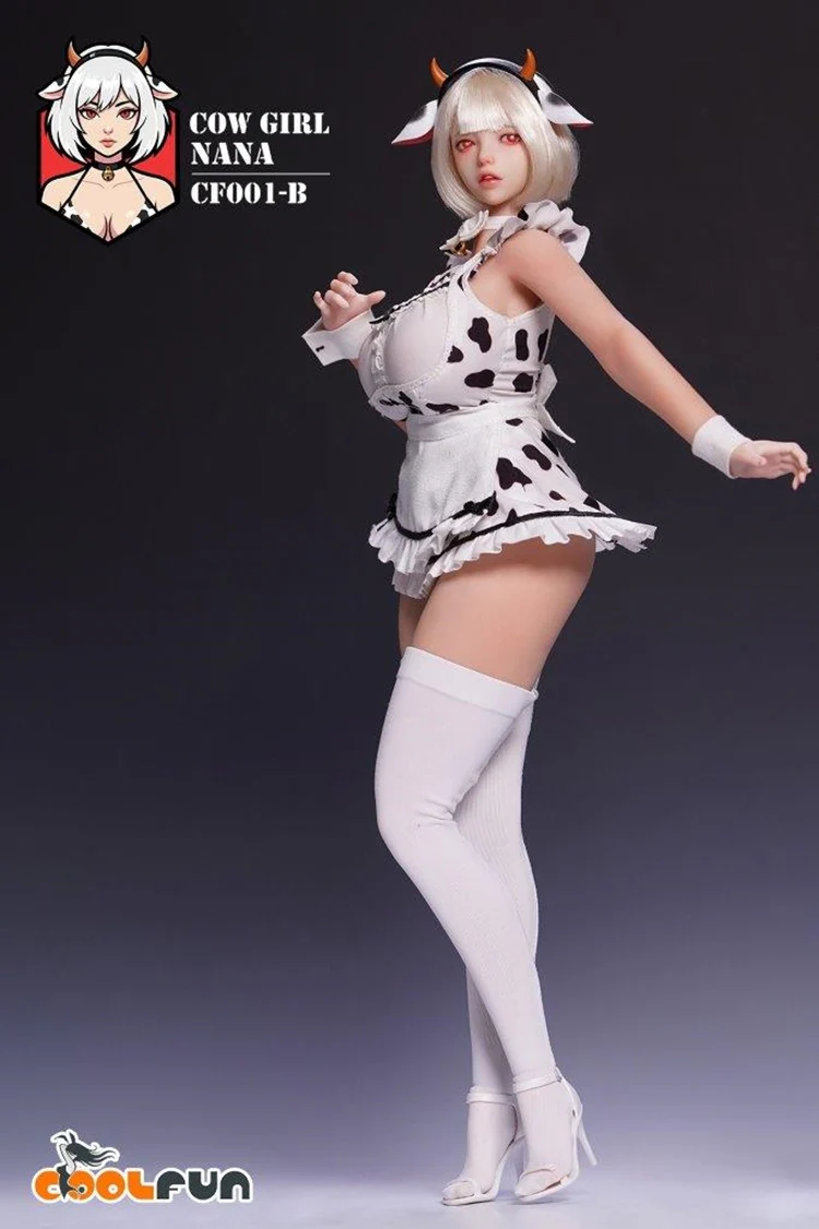 [PREORDER] Cool Fun Cow Girl Nana 1/6 Scale Figure - Maid Outfit Ver - Image 4