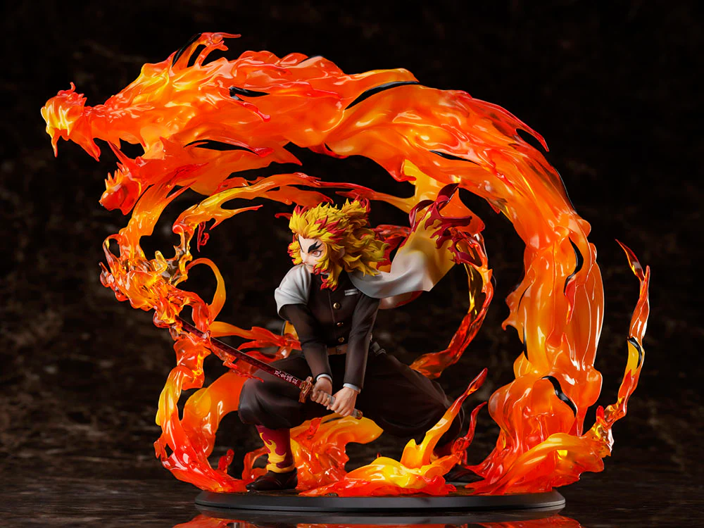 Demon Slayer Kyojuro Rengoku (Flame Breathing Esoteric Art Ninth Form: Rengoku) 1/8 Scale Figure - Image 3