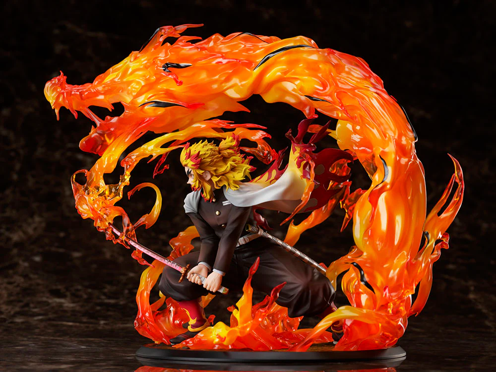 Demon Slayer Kyojuro Rengoku (Flame Breathing Esoteric Art Ninth Form: Rengoku) 1/8 Scale Figure - Image 4