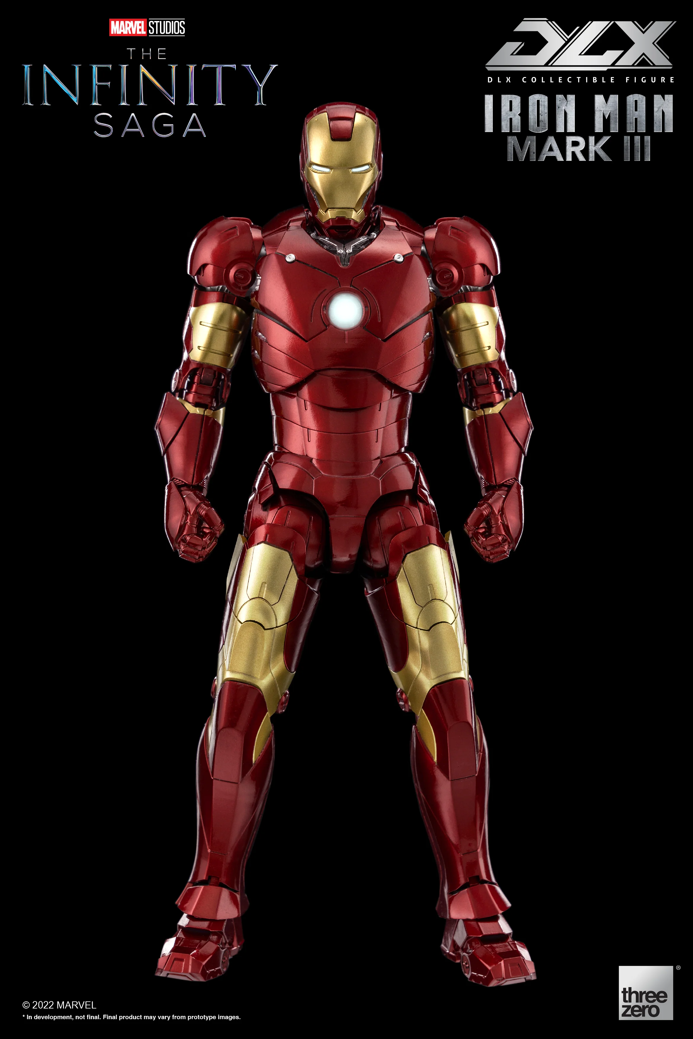 DLX Iron Man Mark III Infinity Saga 1/12 Scale Action Figure - Image 3