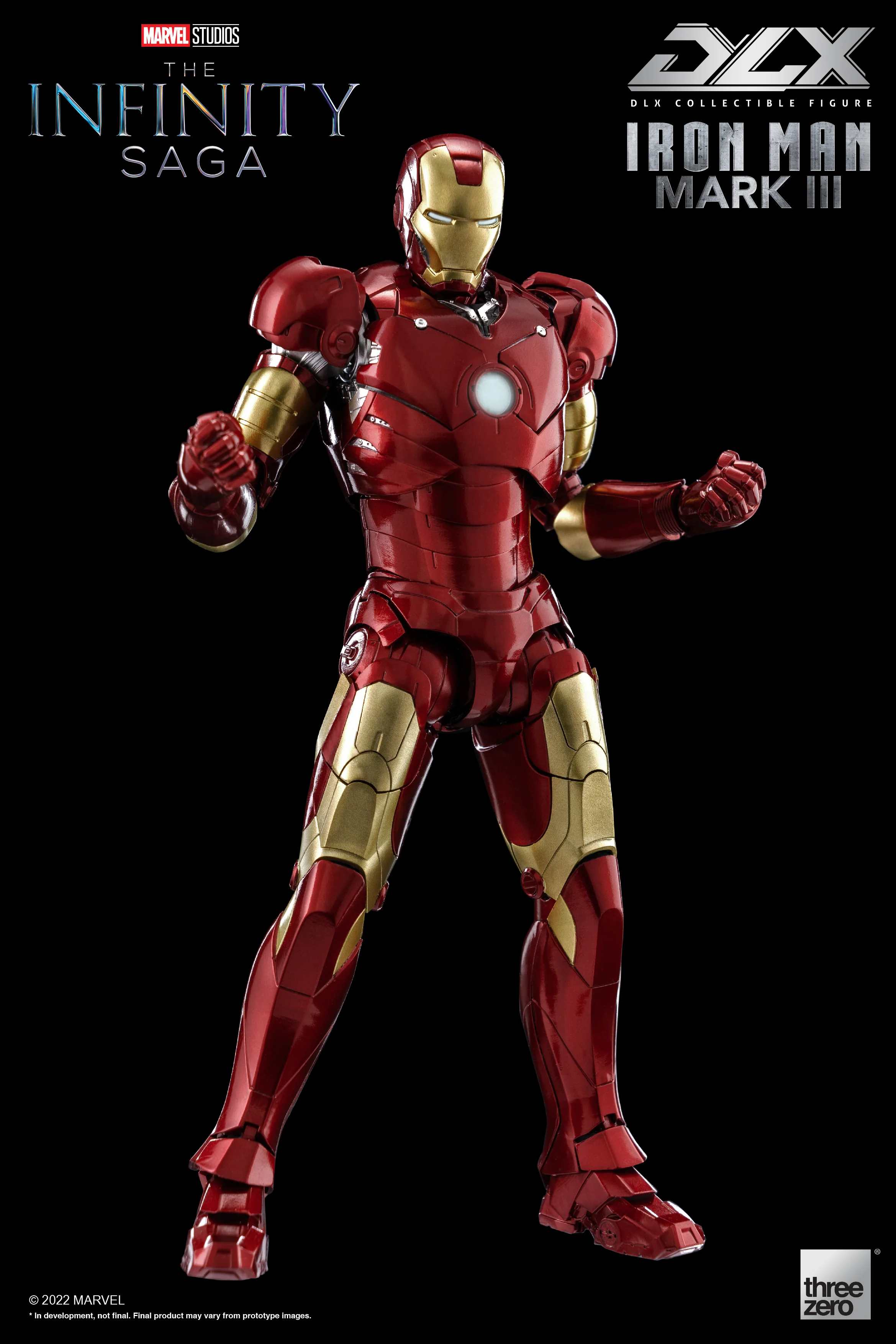 DLX Iron Man Mark III Infinity Saga 1/12 Scale Action Figure - Image 4