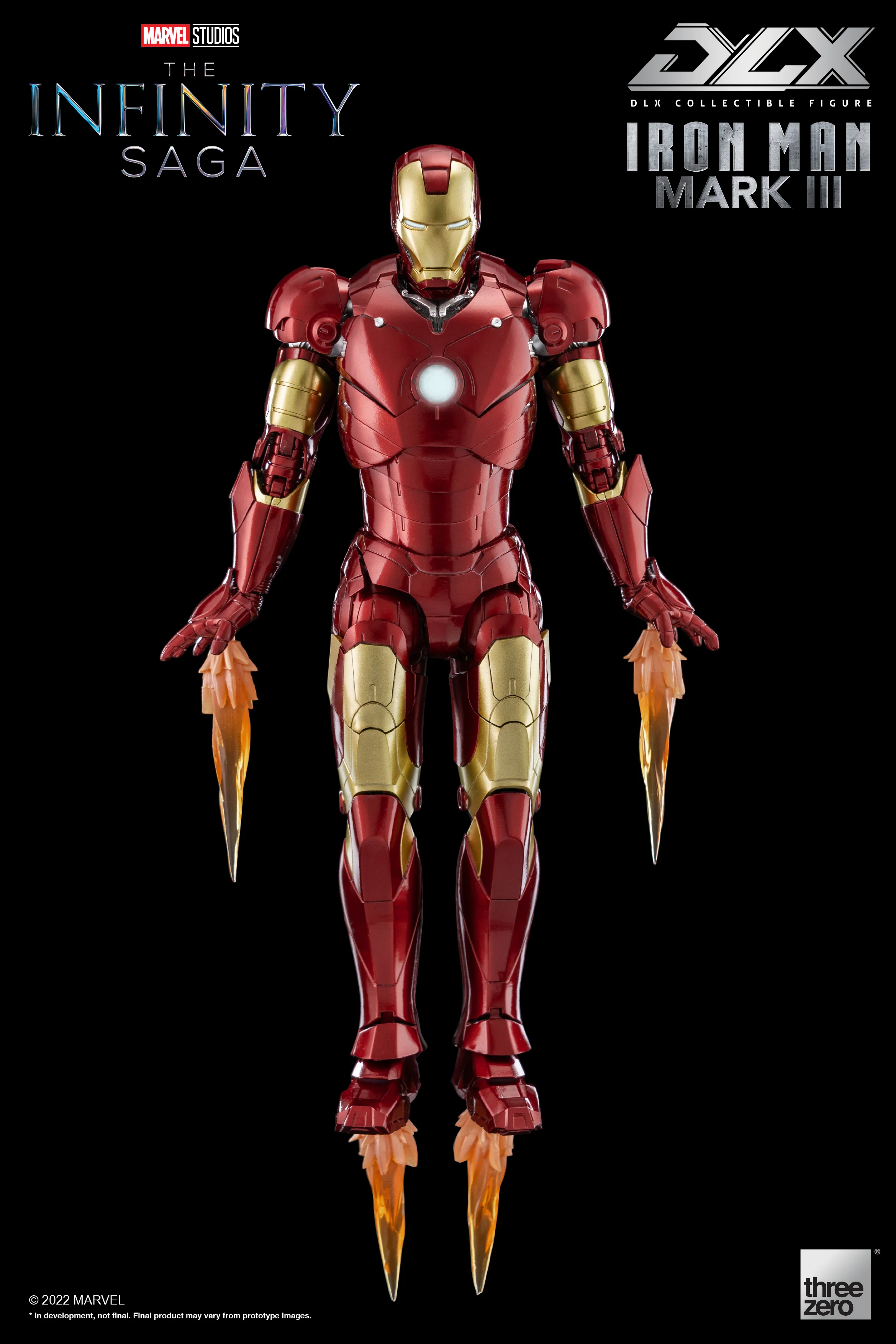 DLX Iron Man Mark III Infinity Saga 1/12 Scale Action Figure - Image 7