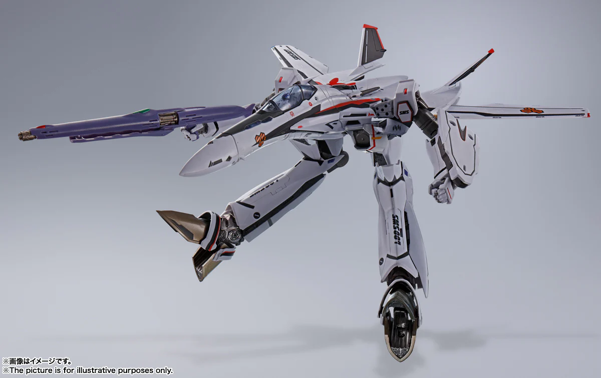 DX Chogokin VF-25F Super Messiah Valkyrie (Saotome Alto Fighter) Revival Ver - Image 9