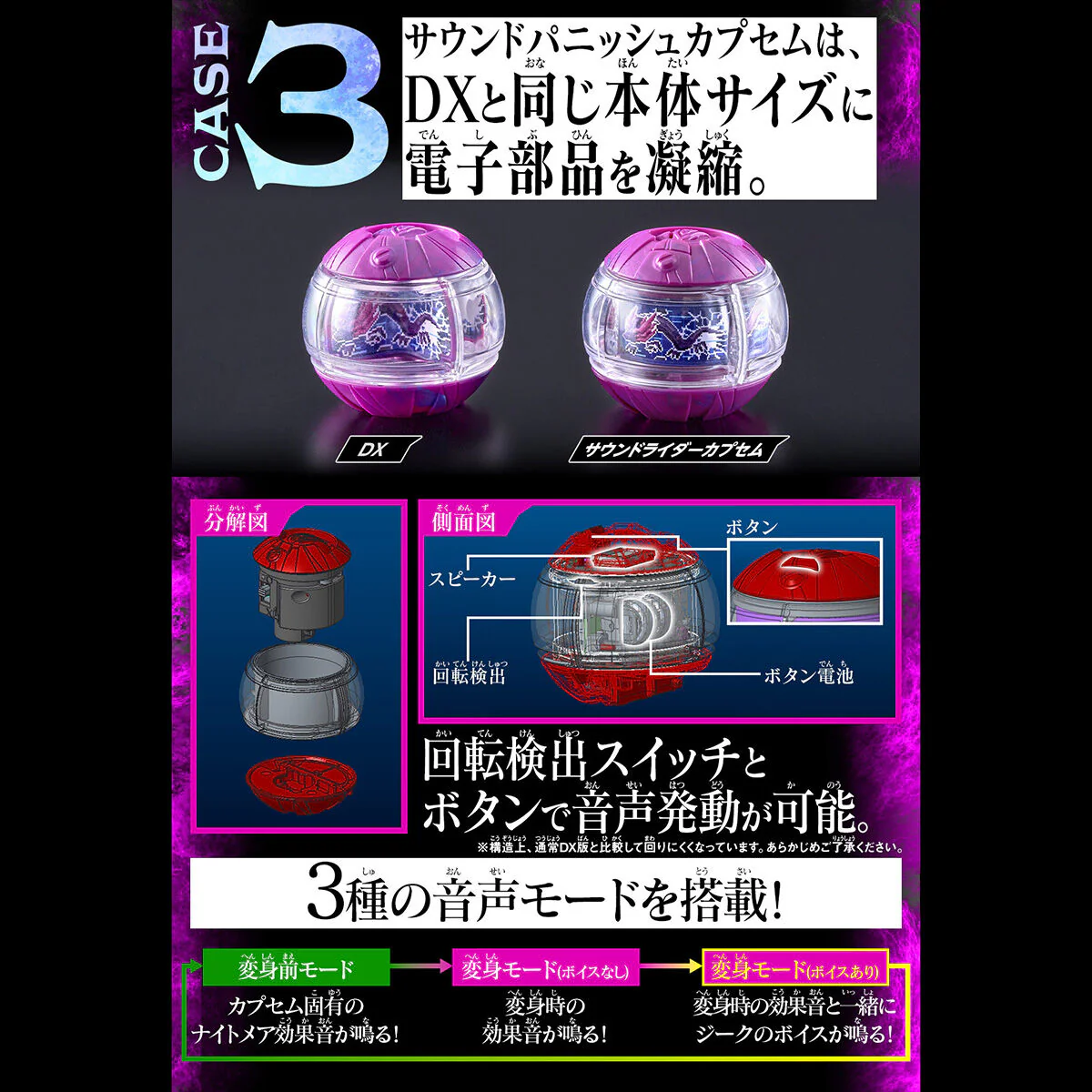[PREORDER] DX Code Phone & Sound Punish Capsem Set - Image 6