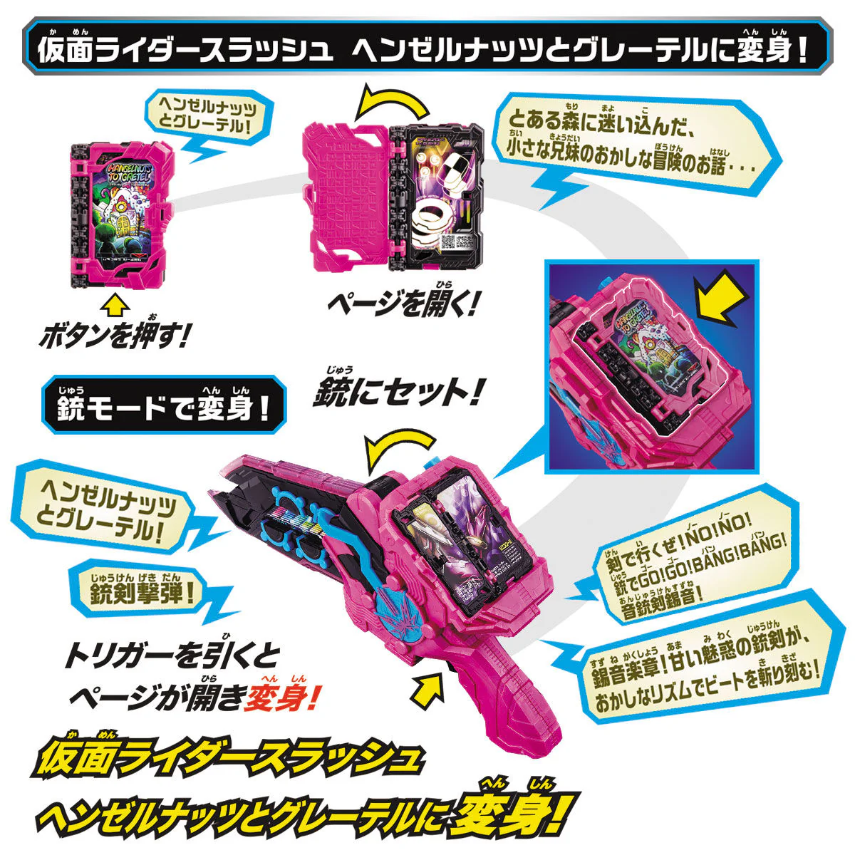 DX Onjuuken Suzune & Hanselnuts & Gretel Wonder Ride Book - Image 6