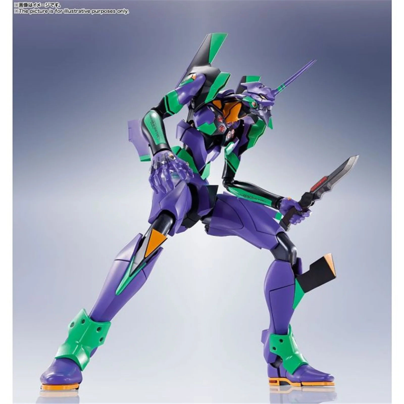 DYNACTION Evangelion Unit 01 w/ Spear of Cassius (New Color Edition) - Image 2
