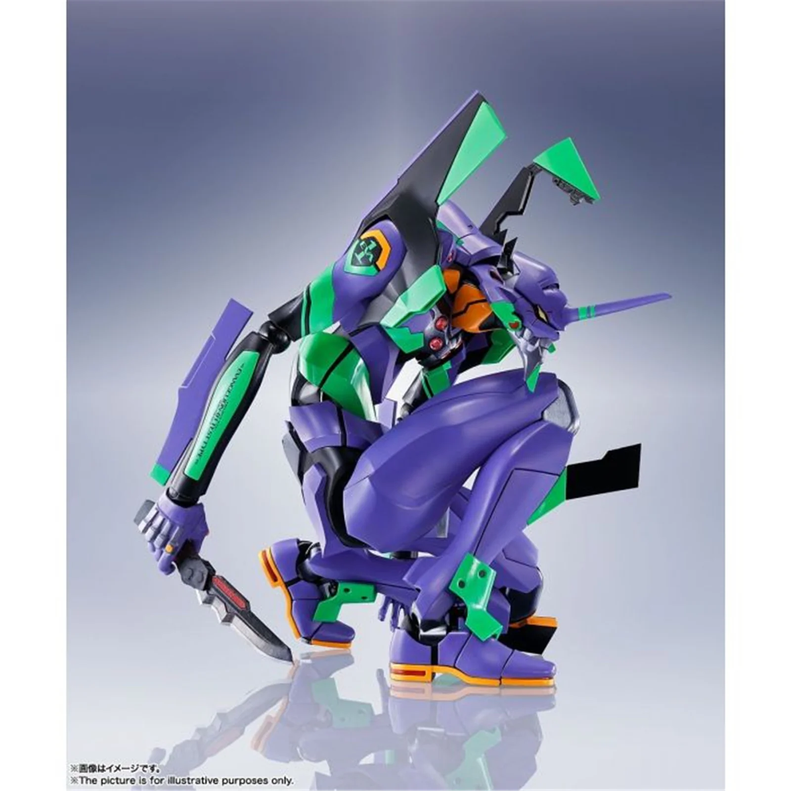 DYNACTION Evangelion Unit 01 w/ Spear of Cassius (New Color Edition) - Image 4