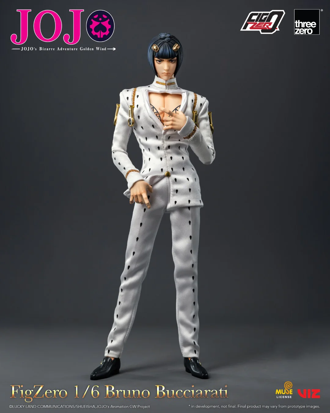 [PREORDER] FigZero 1/6 Bruno Bucciarati - JOJO's Bizarre Adventure: Golden Wind - Image 3