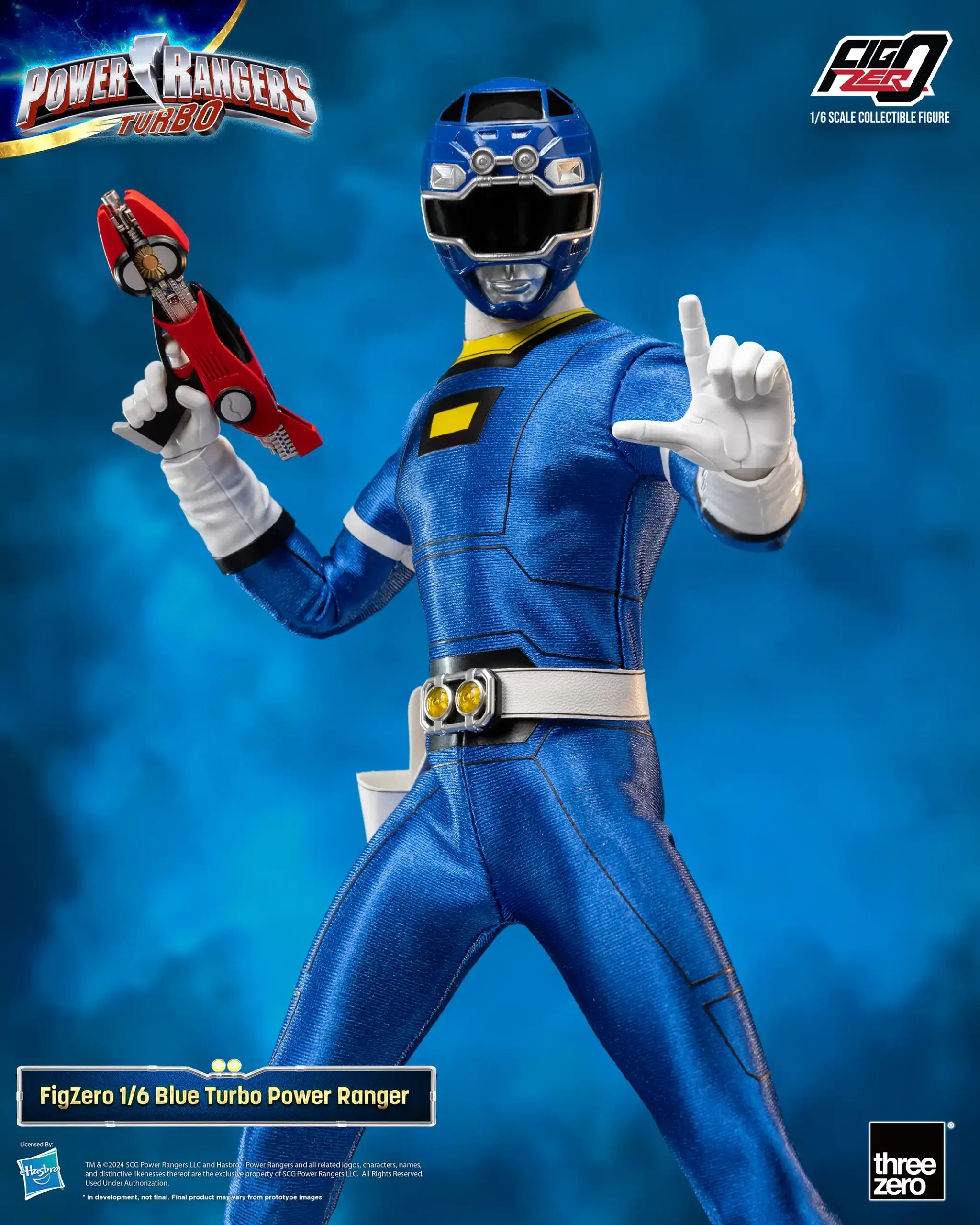 FigZero Blue Turbo Ranger - Power Rangers Turbo 1/6 Scale Figure - Image 6