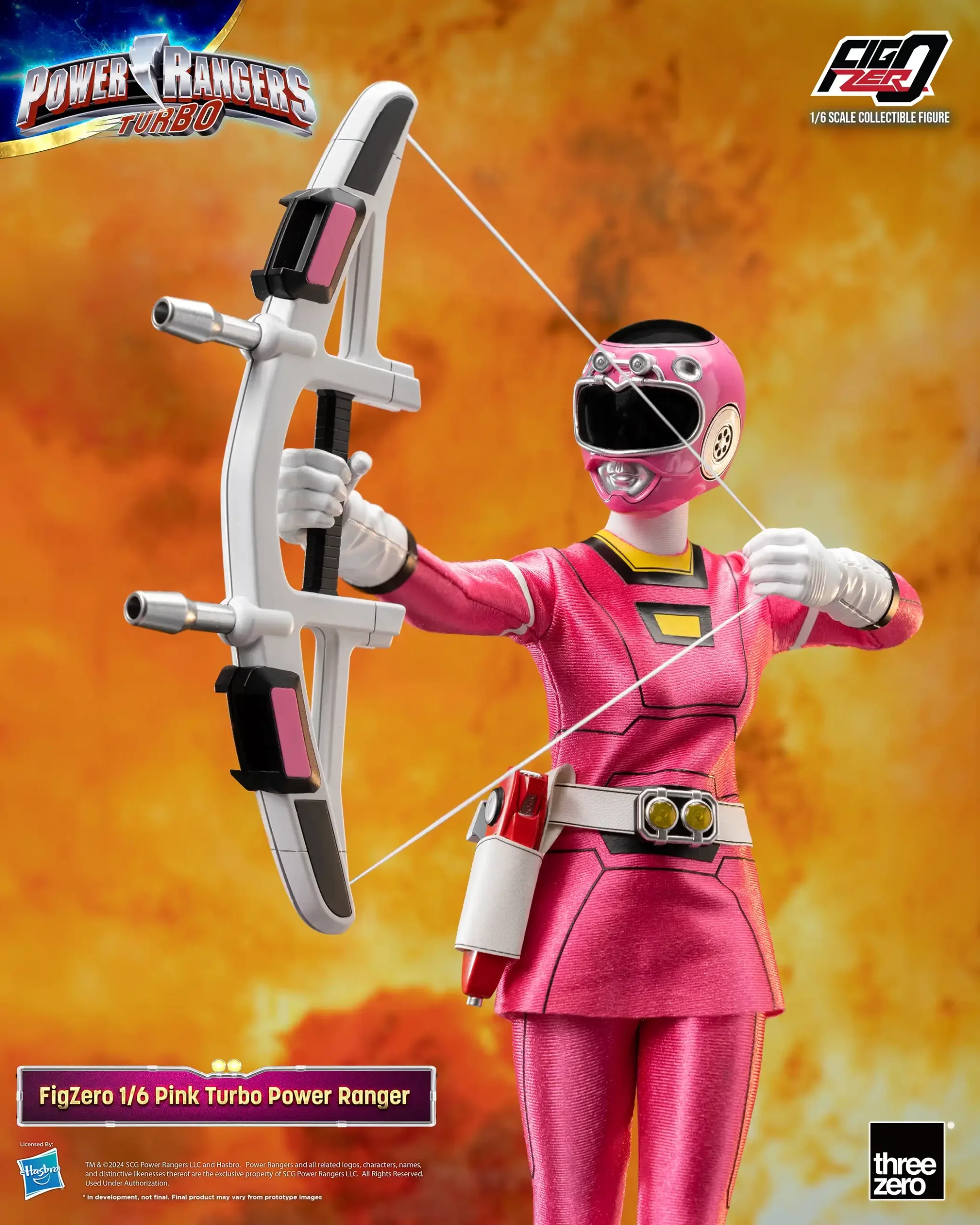 FigZero Pink Turbo Ranger - Power Rangers Turbo 1/6 Scale Figure - Image 4