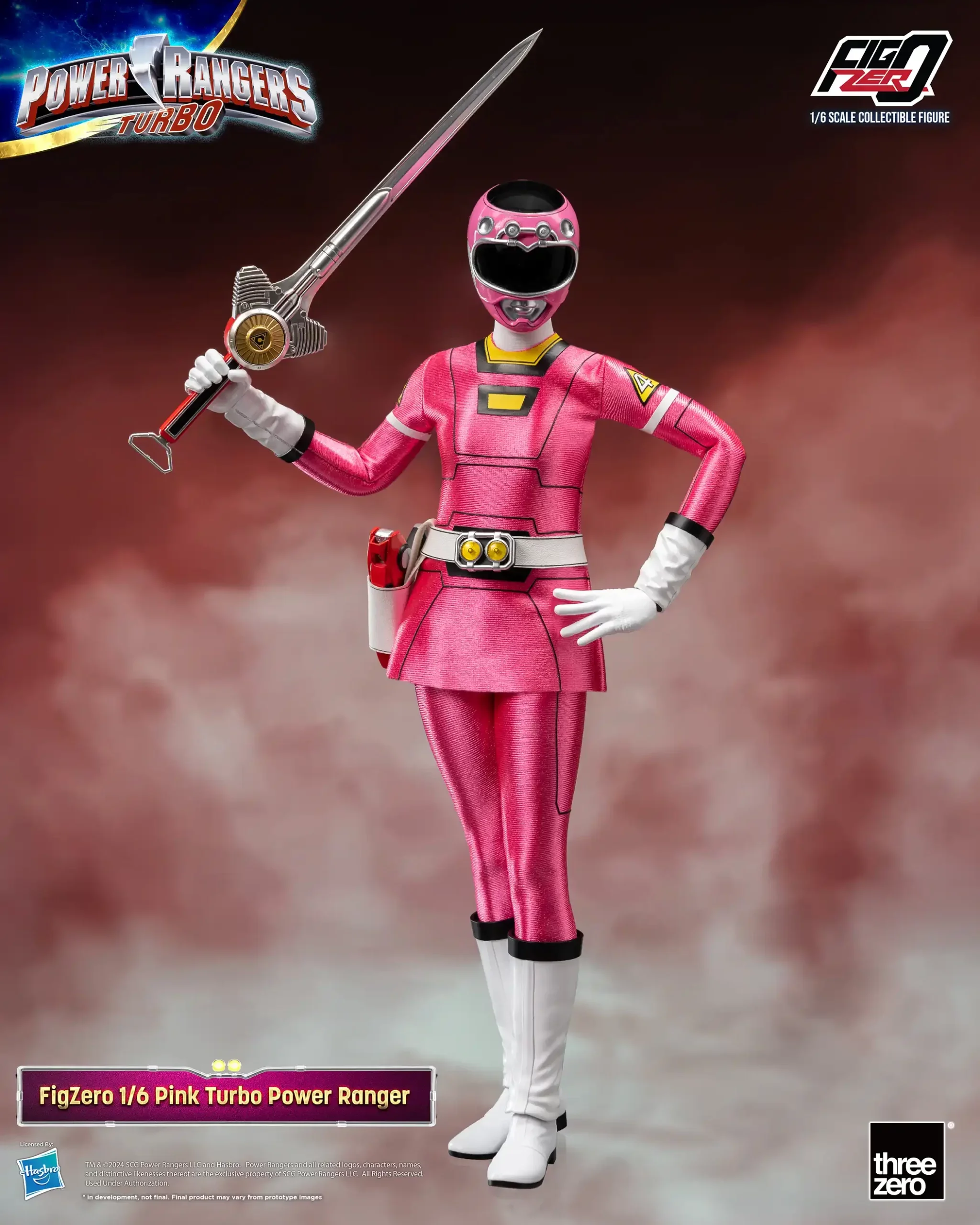 FigZero Pink Turbo Ranger - Power Rangers Turbo 1/6 Scale Figure - Image 7