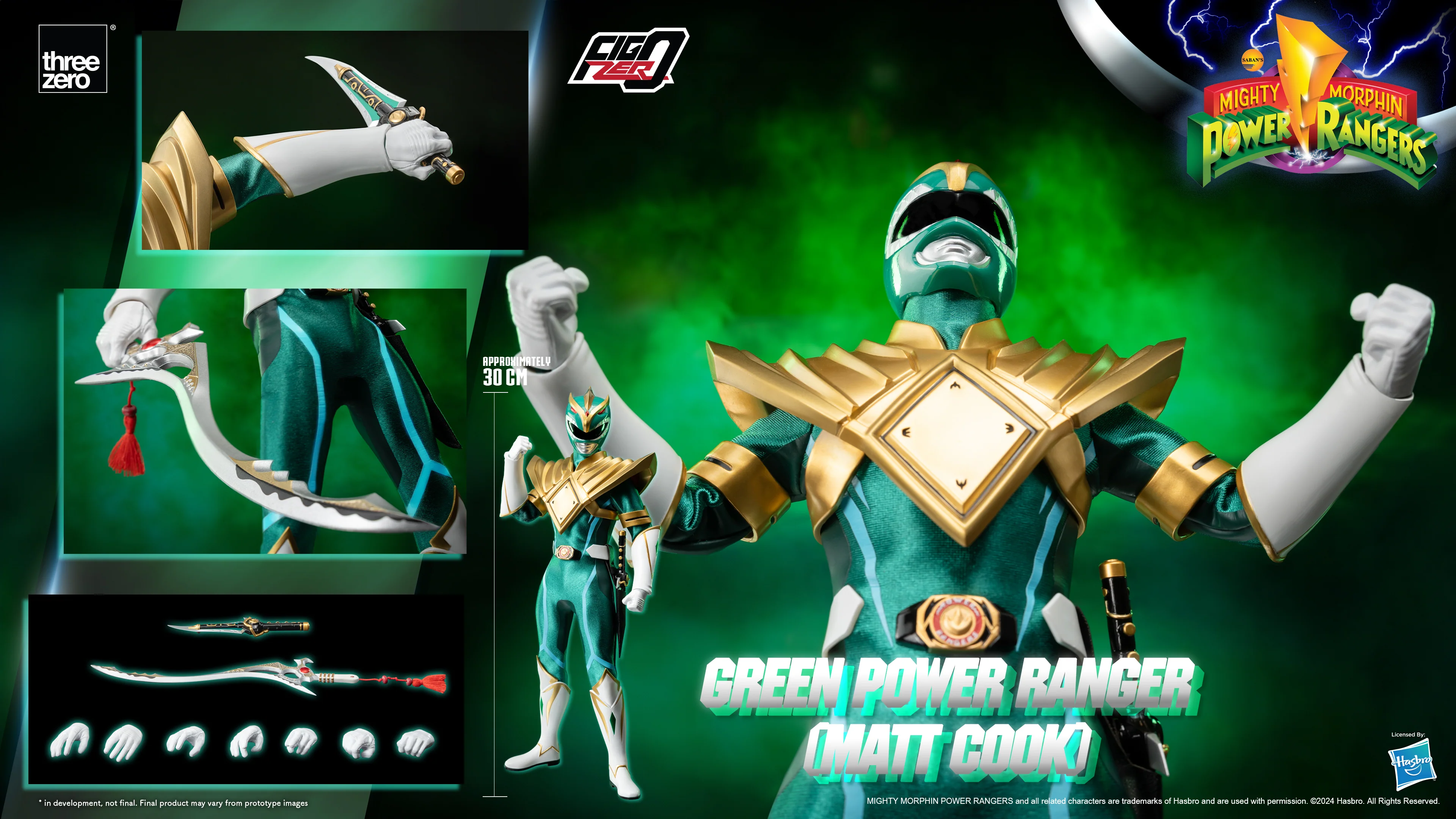 FigZero Power Rangers Green Ranger Matt Cook Version - Image 15
