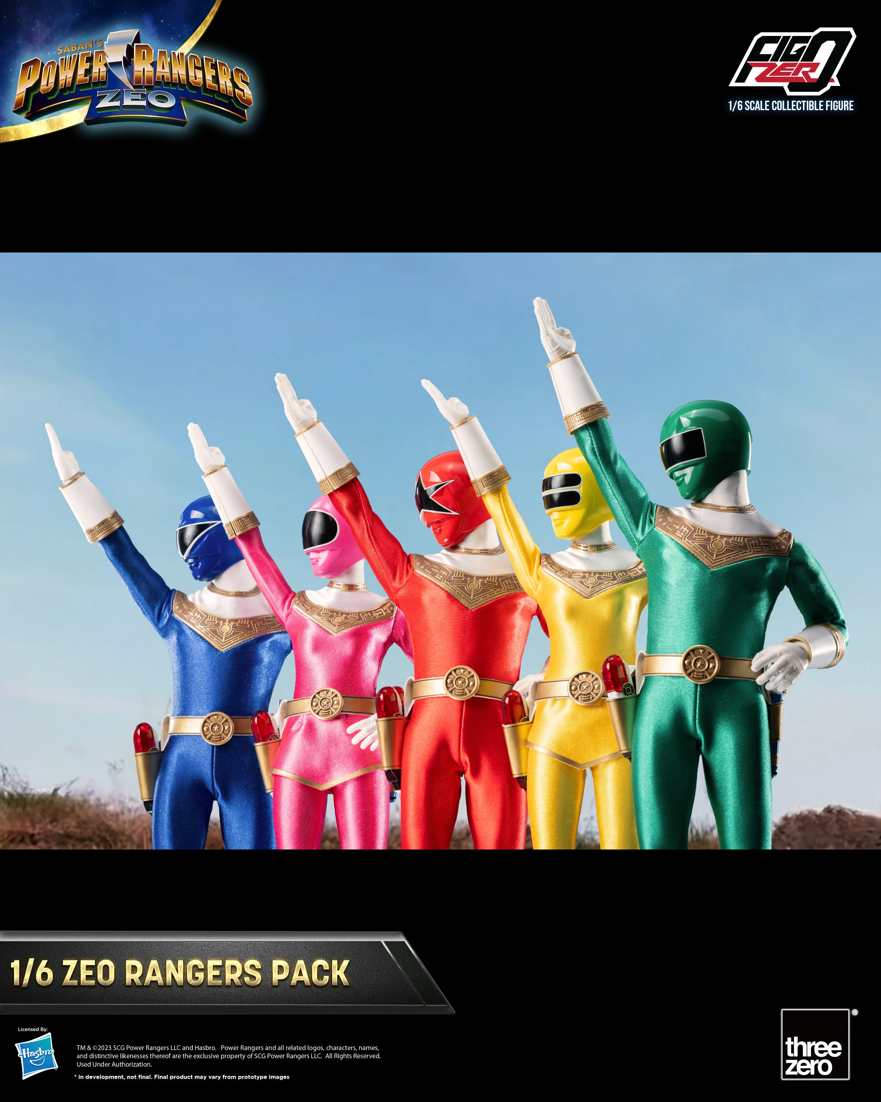 FigZero Power Rangers Zeo Action Figure Box Set - Image 10