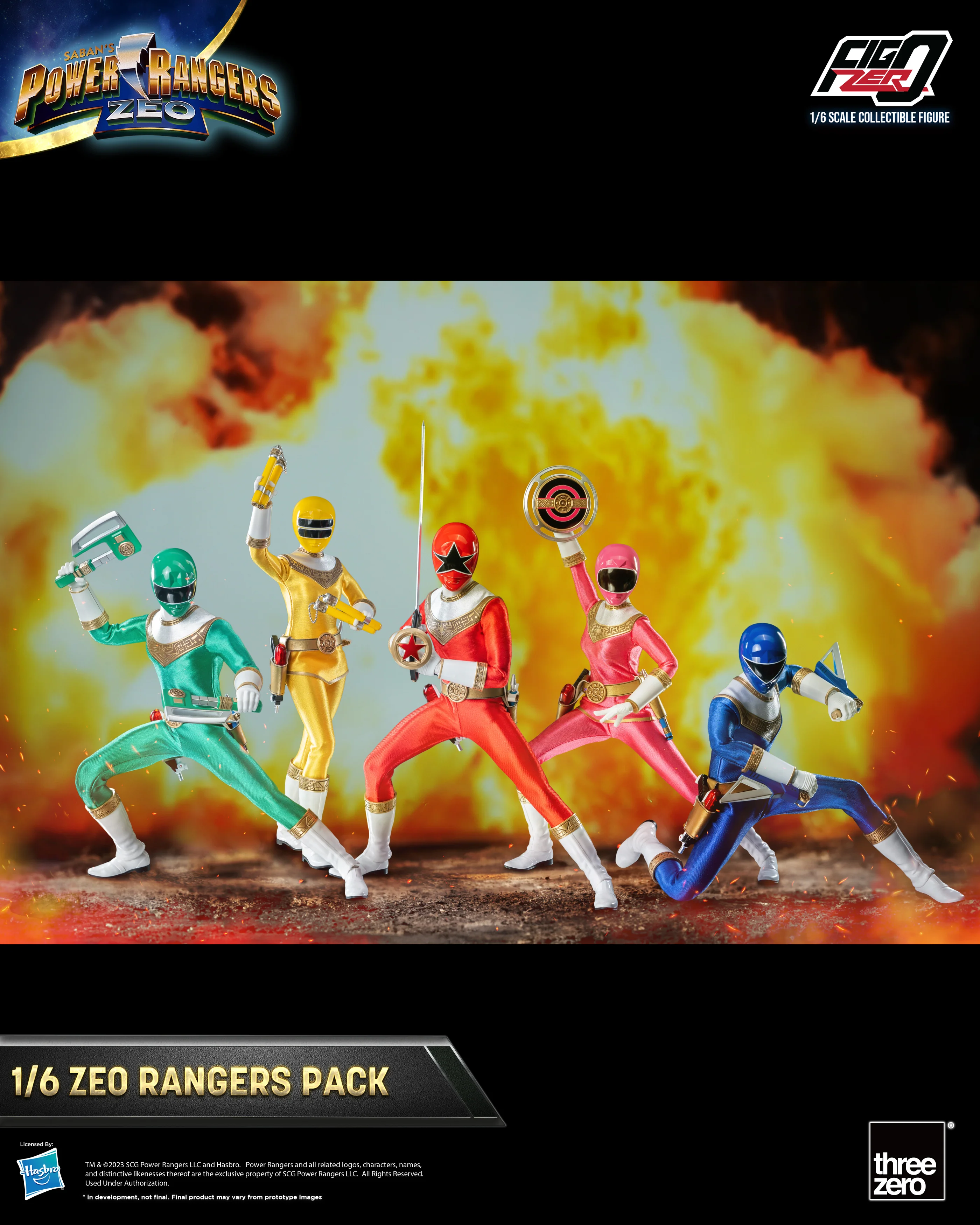 FigZero Power Rangers Zeo Action Figure Box Set - Image 12