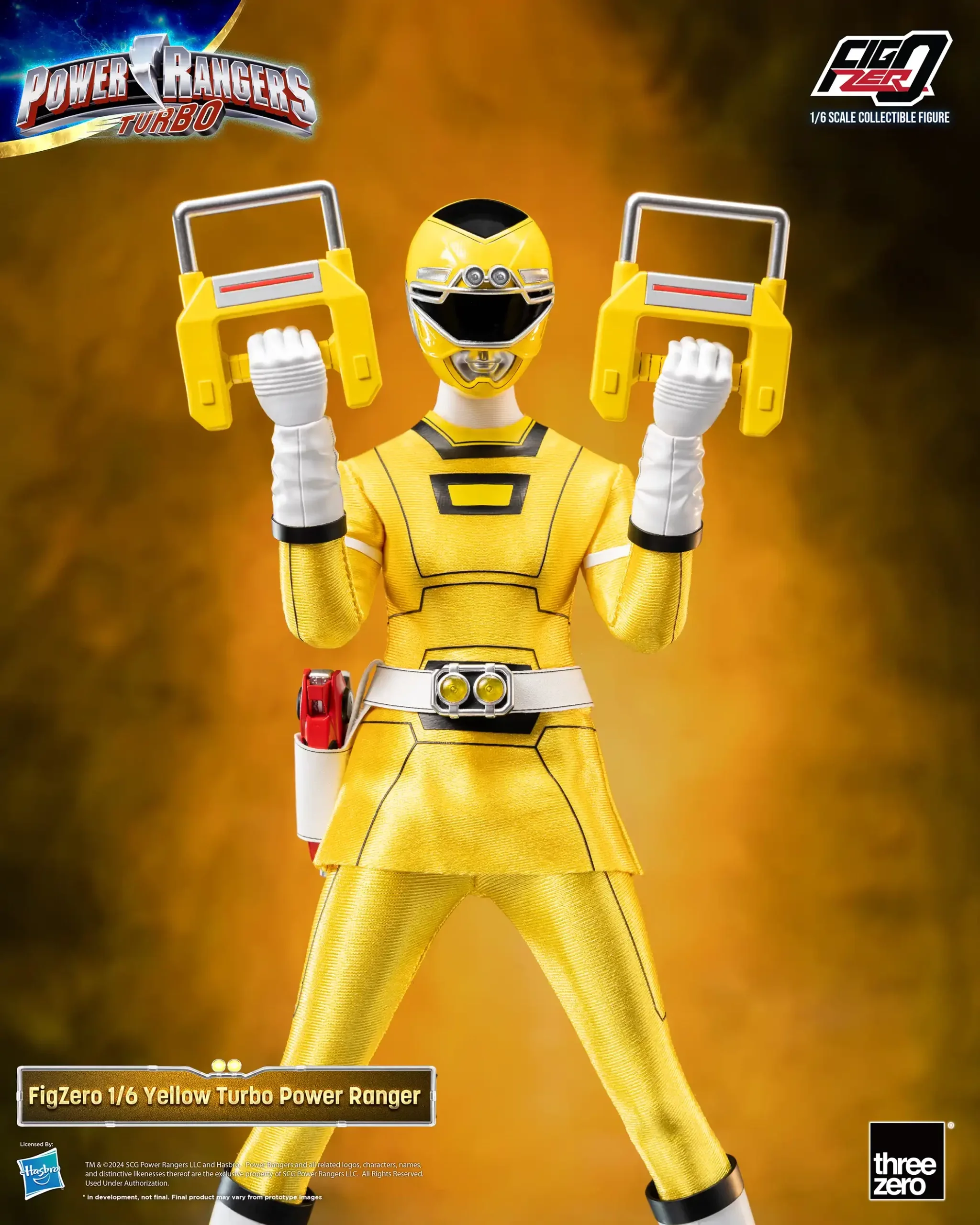 FigZero Yellow Turbo Ranger - Power Rangers Turbo 1/6 Scale Figure - Image 3