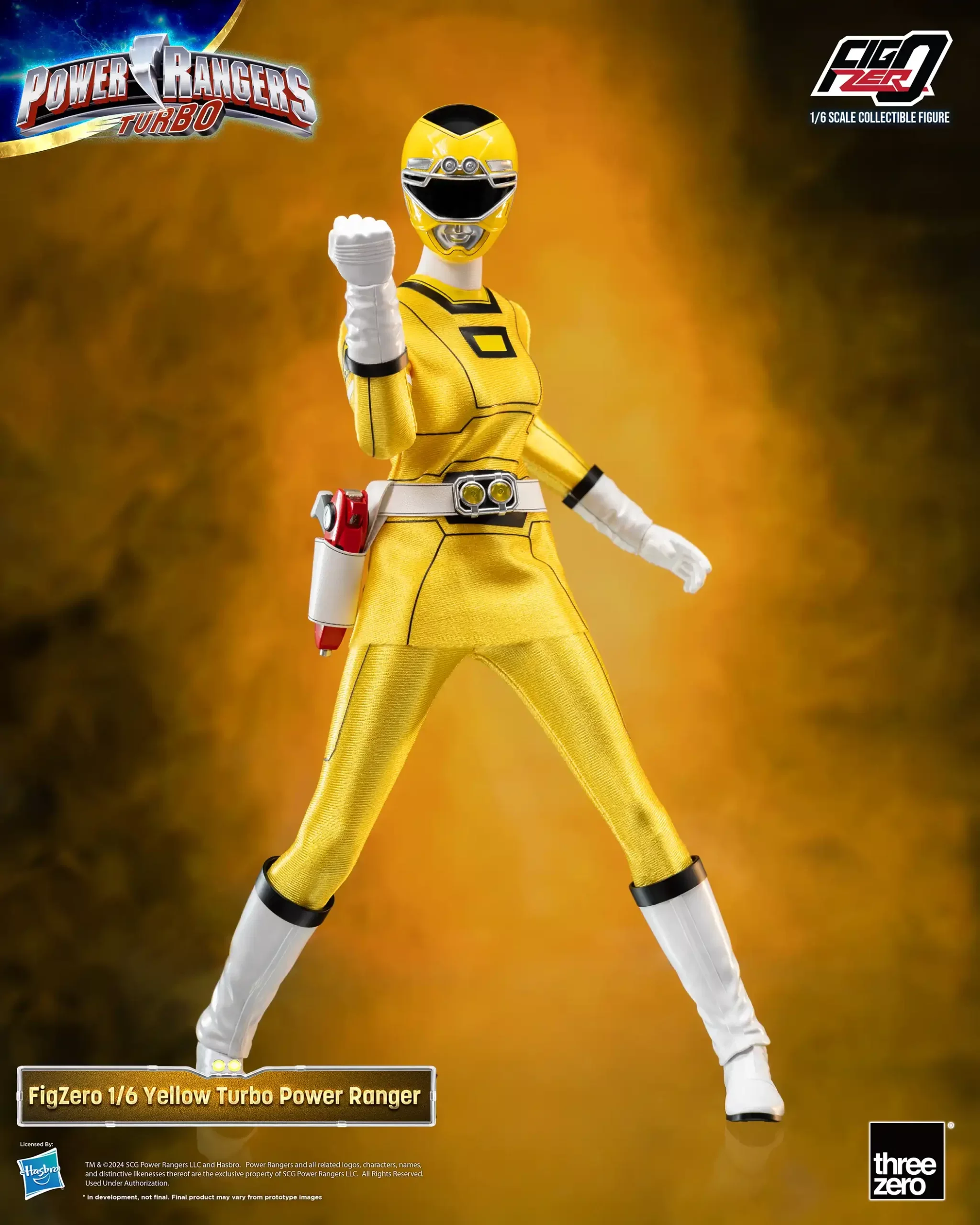 FigZero Yellow Turbo Ranger - Power Rangers Turbo 1/6 Scale Figure - Image 7