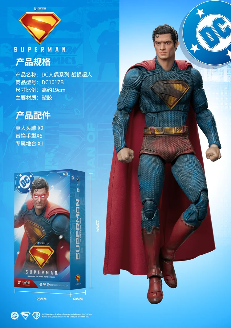 FondJoy DC1017B Superman Battle Damage Edition (1/9 Scale Action Figure) - Image 9