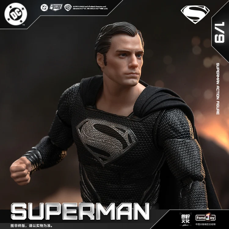 FondJoy DC1026 Black Superman 2.0 (1/9 Scale Action Figure) - Image 2