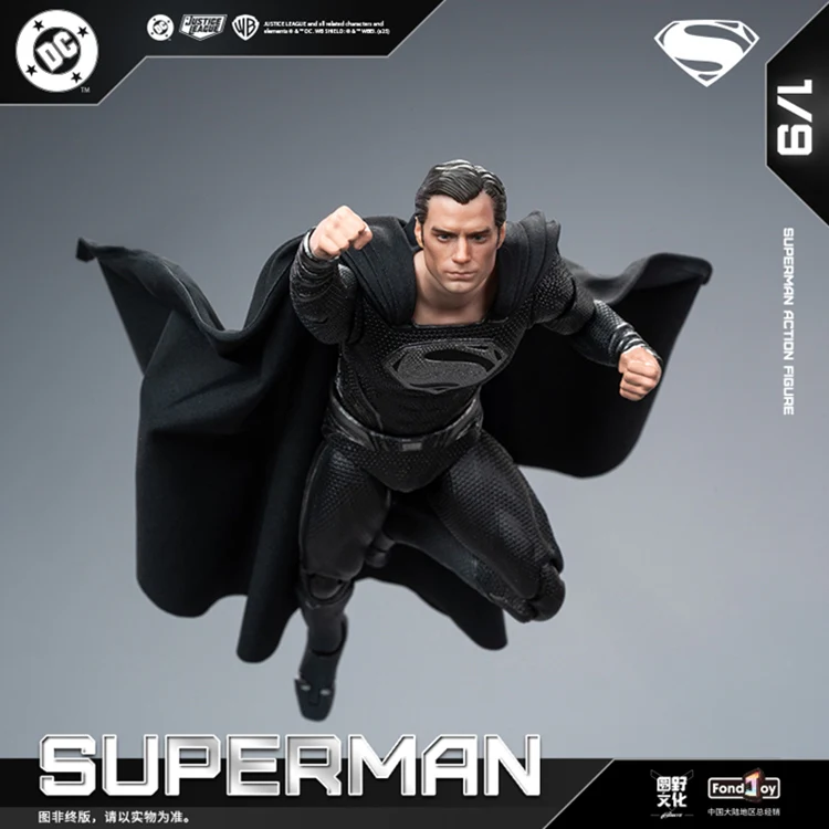 FondJoy DC1026 Black Superman 2.0 (1/9 Scale Action Figure) - Image 4