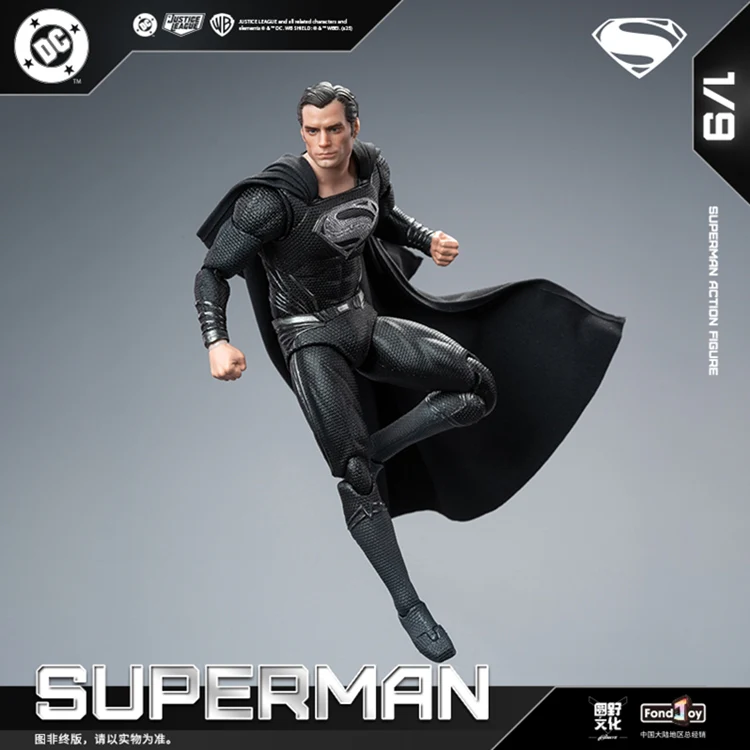 FondJoy DC1026 Black Superman 2.0 (1/9 Scale Action Figure) - Image 5