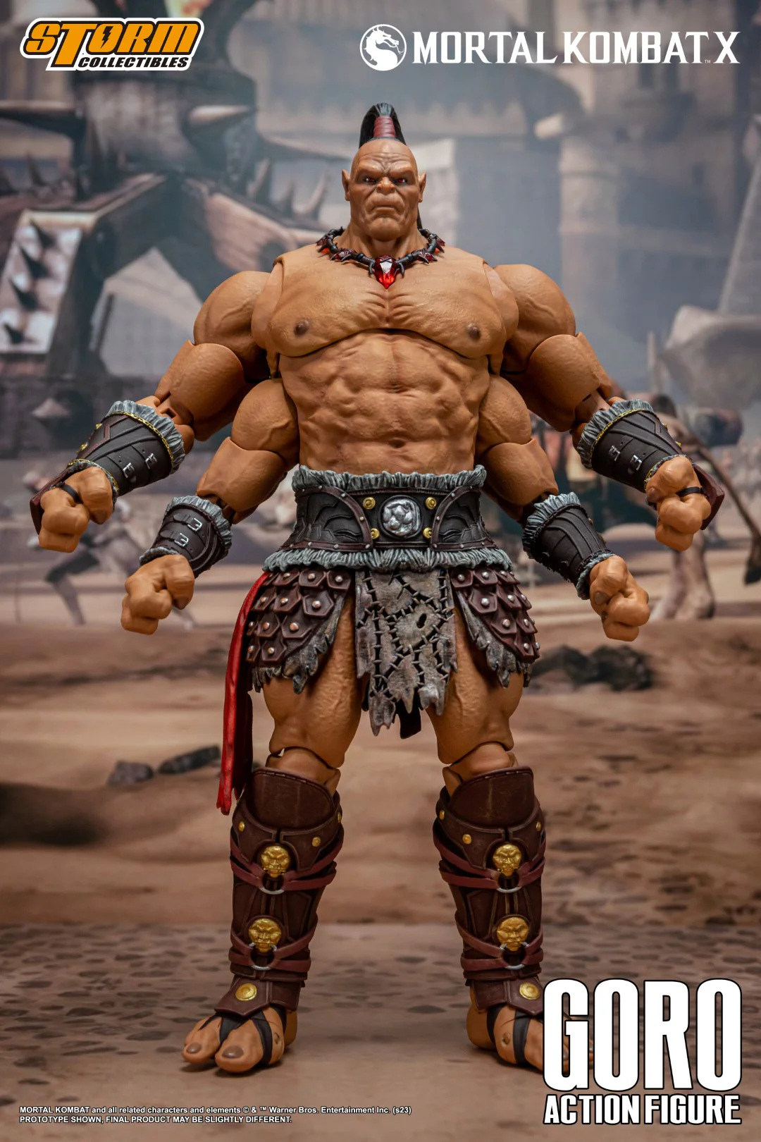 Goro Storm Collectibles Mortal Kombat X Action Figure - Image 3