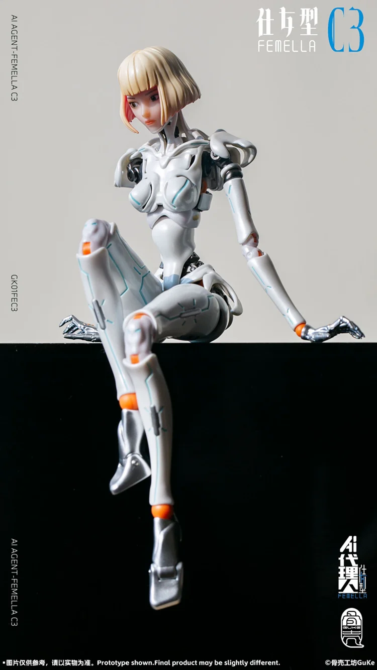 [PREORDER] GUKE Agent-Femella C3 1/2 Action Figure - Solid Color Ver - Image 10