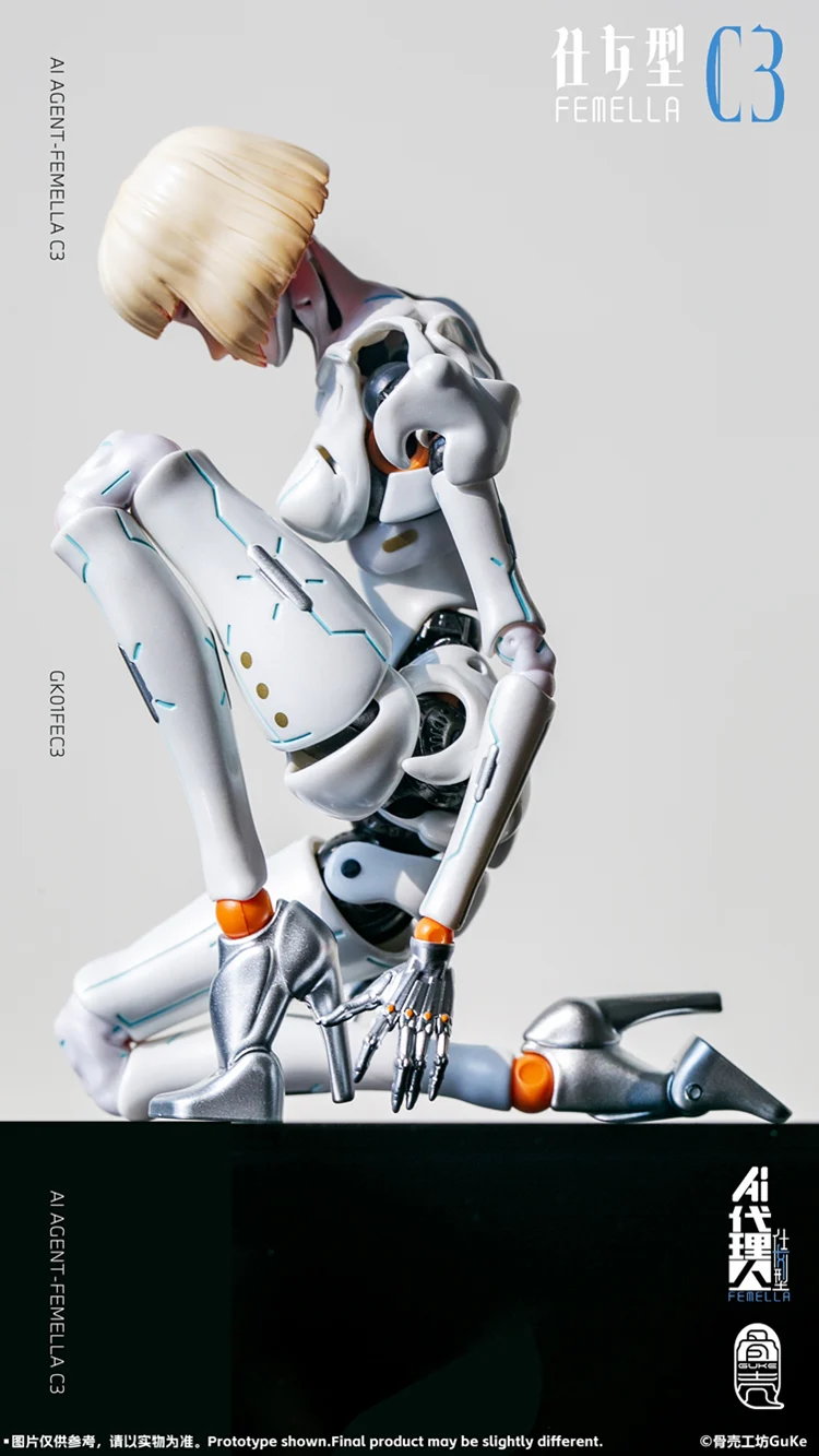 [PREORDER] GUKE Agent-Femella C3 1/2 Action Figure - Solid Color Ver - Image 13