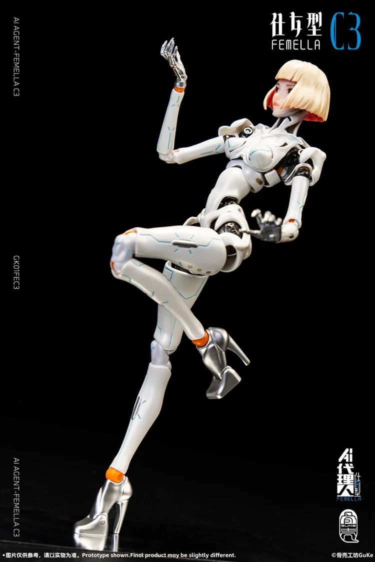 [PREORDER] GUKE Agent-Femella C3 1/2 Action Figure - Solid Color Ver - Image 18