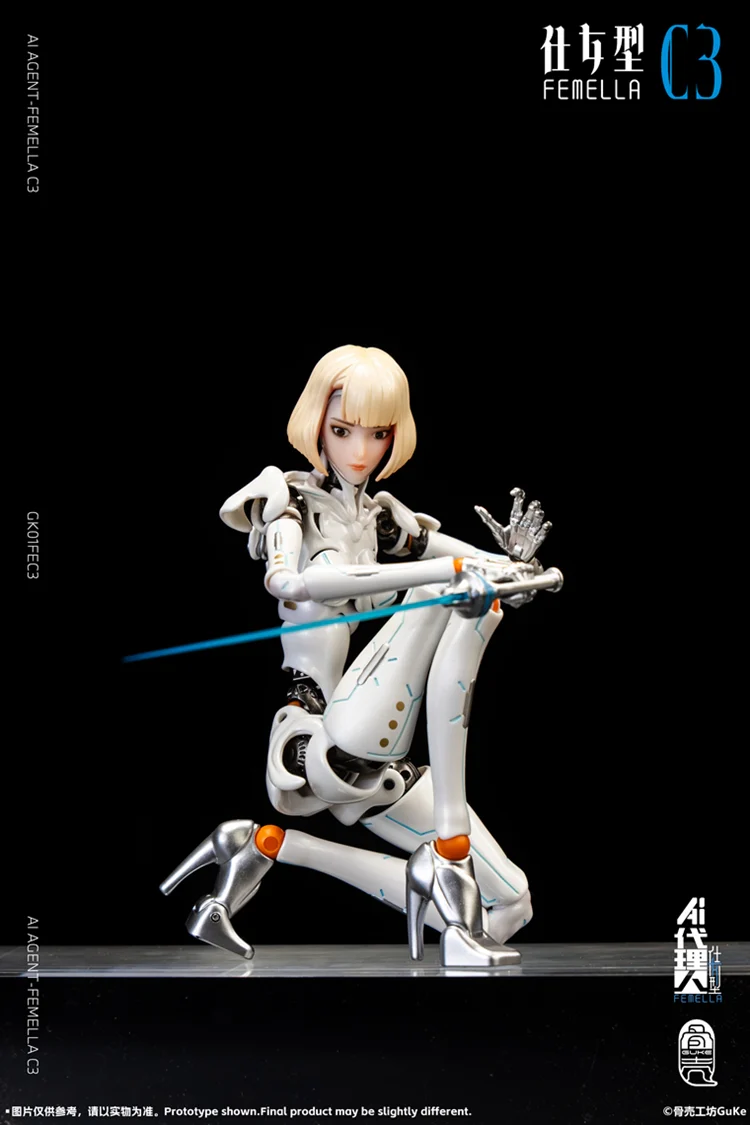 [PREORDER] GUKE Agent-Femella C3 1/2 Action Figure - Solid Color Ver - Image 20