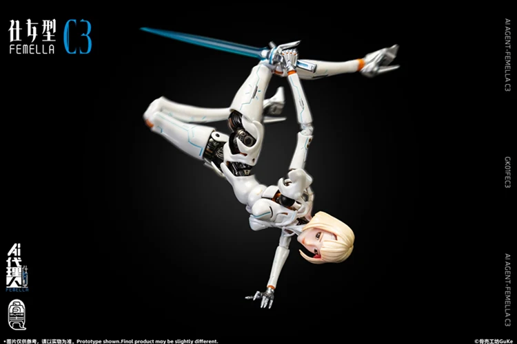 [PREORDER] GUKE Agent-Femella C3 1/2 Action Figure - Solid Color Ver - Image 21