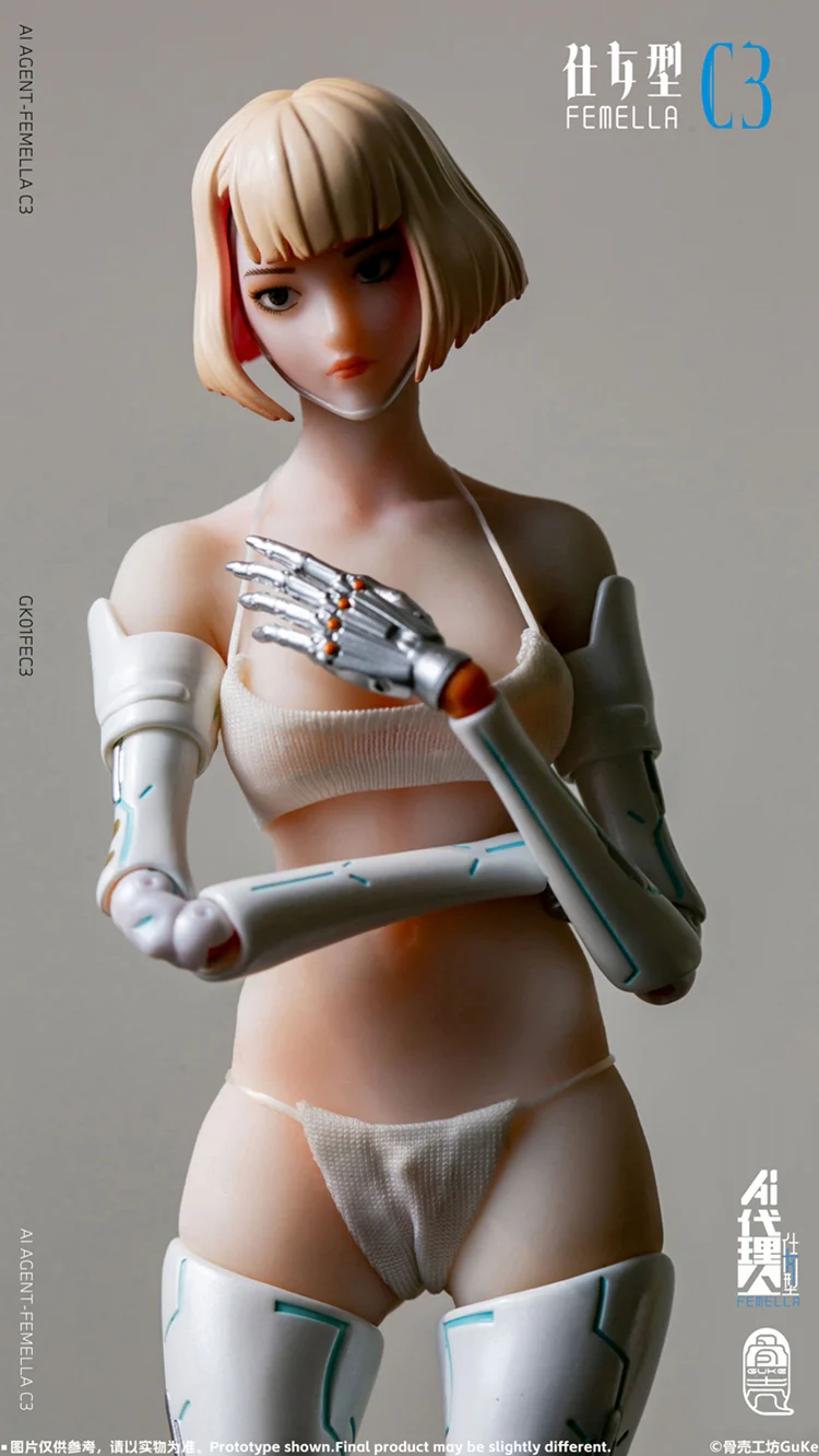 [PREORDER] GUKE Agent-Femella C3 1/2 Action Figure - Solid Color Ver - Image 24