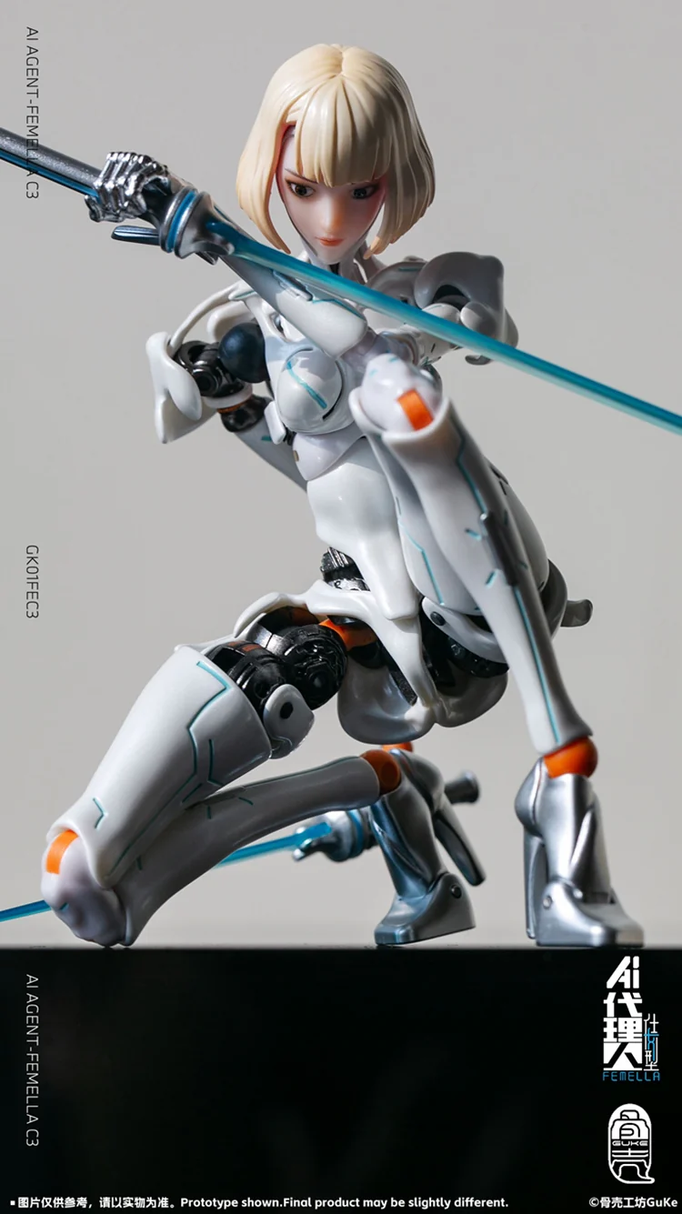 [PREORDER] GUKE Agent-Femella C3 1/2 Action Figure - Solid Color Ver - Image 6