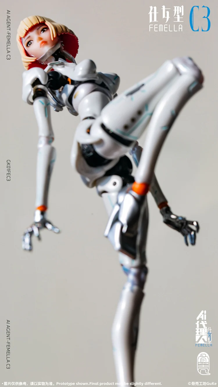 [PREORDER] GUKE Agent-Femella C3 1/2 Action Figure - Solid Color Ver - Image 8