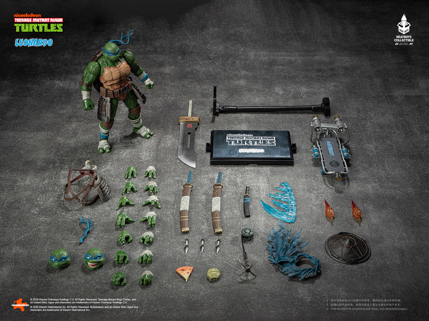 [PREORDER] HEATBOYS HB0103 HEATFIG Ninja Turtles Leonardo Action Figure - Image 21