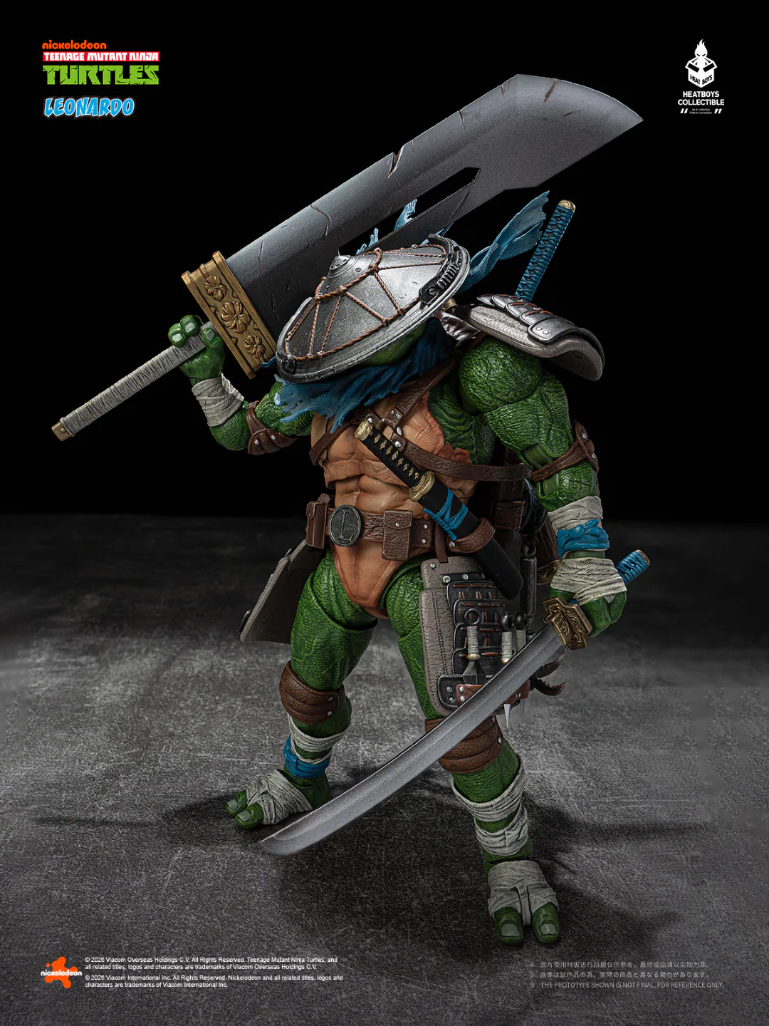 [PREORDER] HEATBOYS HB0103 HEATFIG Ninja Turtles Leonardo Action Figure - Image 3